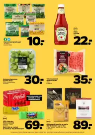 Netto tilbudsavis uge 34 Side 6: AutumnCrisp grønne stenfrie druer €30,00, Velsmag hakket oksekød €35,00