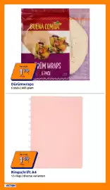 Action folder week 34 Pagina 10: Dürümwraps €1,79, Ringschrift A4 €1,49