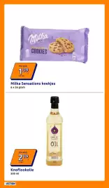 Action folder week 34 Pagina 14: Milka Sensations koekjes €1,39, Knoflookolie €2,19