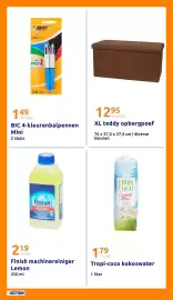 Action folder week 34 Pagina 20: BIC 4-kleurenbalpennen Mini €1,49, Xl teddy opbergpoef €12,95