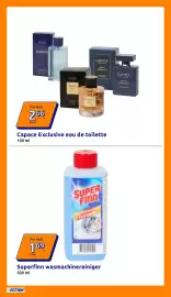 Action folder week 34 Pagina 23: Capace exclusive eau de toilette €2,66, Superfinn wasmachinereiniger €1,69