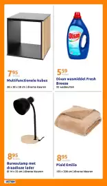 Action folder week 34 Pagina 32: Dixan wasmiddel Fresh Breeze €5,59, Multifunctionele kubus €7,95