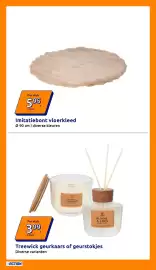 Action folder week 34 Pagina 4: Imitatiebont vloerkleed €5,95, Treewick geurkaars of geurstokjes €3,99