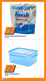 Action folder week 34 Pagina 7: Finish vaatwastabs quantum €4,39, Tefal vershouddoos €3,88