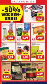 Hofer Flugblatt woche 34 Seite 16: Sweet Valley Ananas in Stücken €1,19, Milsani Pizzakäse gerieben €1,29