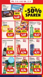Hofer Flugblatt woche 34 Seite 17: Gösser Naturgold alkoholfrei €0,74, Prosecco Valdobbiadene extra trocken €2,39