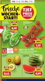 Hofer Flugblatt woche 34 Seite 22: Wassermelone Klasse I €0,99, Kiwi Gold €0,44