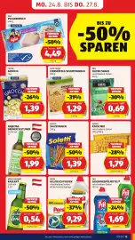 Hofer Flugblatt woche 34 Seite 25: Soletti Salzstangen €1,39, Good Choice Eierspätzle/Schupfnudeln €1,29