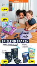 Hofer Flugblatt woche 34 Seite 28: Leselöwen €3,49, Glow in the Dark Minispielen €1,99
