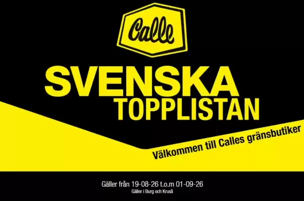 Calle (giltig till och med 1-09)