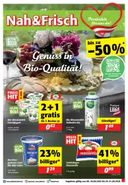 Nah&Frisch Flugblatt woche 35 Seite 1: Schärdinger Mozzarella €0,99, Berchtesgadener Land Bio-Skyr natur €1,29