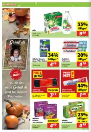 Nah&Frisch Flugblatt woche 35 Seite 4: Whiskas Katzen-Trockenfutter €4,49, Blend-a-med Zahncreme Basis €1,39