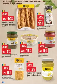 Catalog Carrefour săptămâna 34 Pagină 25: Drag de România Fursecuri cu nucă €17,80, Drag de România spirale cu unt €10,49
