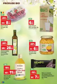 Catalog Carrefour săptămâna 34 Pagină 26: Carrefour Bio Porumb dulce €6,30, Hemp Bar €7,19