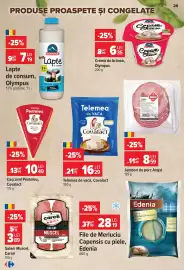 Catalog Carrefour săptămâna 34 Pagină 28: Covalact telemea de vacă €16,29, Edenia file de merluciu capensis cu piele €28,19