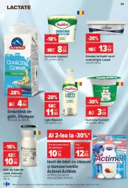 Catalog Carrefour săptămâna 34 Pagină 33: Lurpak amestec tartinabil €13,59, Actimel Actikids €21,50
