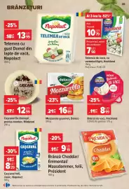 Catalog Carrefour săptămâna 34 Pagină 35: Mozzarella gourmet €16,89, Président brânză €9,19