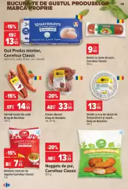 Catalog Carrefour săptămâna 34 Pagină 38: Carrefour Classic nuggets de pui €13,39, Carrefour Classic salam €9,49