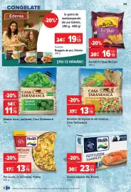 Catalog Carrefour săptămâna 34 Pagină 39: Edenia semipreparate din pui €19,59, Casa Țărănească spanac €11,79