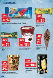 Catalog Carrefour săptămâna 34 Pagină 42: Inghețată, Häagen-Dazs €13,59, Pirulo €1,89