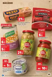 Catalog Carrefour săptămâna 34 Pagină 47: Ciuperci întregi €19,00, Ardealul pate porc €5,99