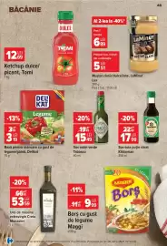 Catalog Carrefour săptămâna 34 Pagină 48: Bors cu gust de legume Maggi €9,99, Tabasco sos ardei verde €15,49