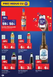 Catalog Carrefour săptămâna 34 Pagină 55: Pop Cola Botanical €3,99, Bere Olovina €6,99
