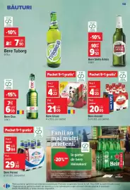 Catalog Carrefour săptămâna 34 Pagină 58: Bere Ciuc €6,59, Stella Artois €9,50