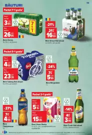 Catalog Carrefour săptămâna 34 Pagină 59: Fresh bere €3,99, Bere Timișoreana €4,99