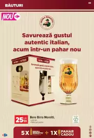 Catalog Carrefour săptămâna 34 Pagină 60: Birra Moretti bere €25,59