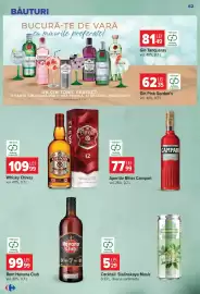 Catalog Carrefour săptămâna 34 Pagină 62: Aperitiv Bitter Campari €77,99, Stalinskaya Music €5,29