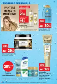 Catalog Carrefour săptămâna 34 Pagină 66: Pantene pro-v €16,79, Ogx sampon €30,00