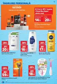 Catalog Carrefour săptămâna 34 Pagină 71: Nivea gel de duș €16,79, Nivea men gel de duș €17,69