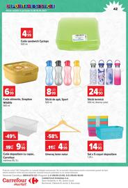 Catalog Carrefour Market săptămâna 34 Pagină 42: Sticlă de apă, Sport €8,99, Sticlă termică €24,90