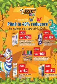Catalog Carrefour Market săptămâna 34 Pagină 40: Bic pix corector cerneală €8,99, Bic stilou easy clic standard €18,83