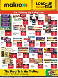Makro catalogue Page 1: Cadbury Dream, Dairy Milk or Bubbly Chocolate Slabs €105,00