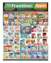 Frontline catalogue Page 1: Nutriday Yoghurt €34,00, Natures Garden Mixed Vegetables €26,99