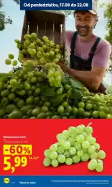 Lidl gazetka Strona 16: Winogrona jasne, luzem €5,99