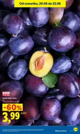Lidl gazetka Strona 17: Polskie śliwki, luzem €3,99