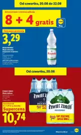 Lidl gazetka Strona 23: Woda źródlana ŻYWIEC ZDRÓJ €10,74