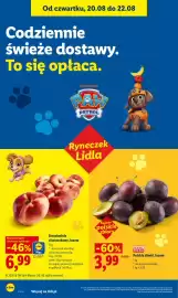 Lidl gazetka Strona 46: Brzoskwinie ciasteczkowe, luzem €6,99, Polskie śliwki, luzem €3,99