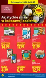 Lidl gazetka Strona 50: VITASIA Lody mochi €17,95, Lody w łupinie kokosa €14,99