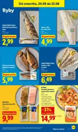 Lidl gazetka Strona 69: Dziki łosoś pacyficzny €2,99, Łosoś pieczony, XXL €9,99