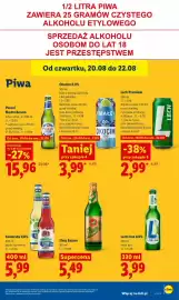 Lidl gazetka Strona 81: Okocim 0,0% Białe €3,99, Lech Premium €2,99