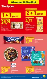 Lidl gazetka Strona 83: E.WEDEL Ptasie Mleczko® €16,99, ROSHEN Minibatoniki orzechowe, luzem €2,89