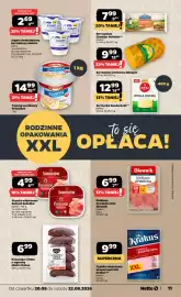 Netto gazetka Strona 11: Twaróg sernikowy Président €14,99, Ser topiony Cheddar Polmlek €7,99