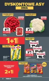 Netto gazetka Strona 2: Masło ekstra Łaciate €3,49, Malina €5,99