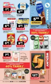 Netto gazetka Strona 7: Serek waniliowy z pokruszoną laską wanilii Jovi €6,99, Ser topiony Miletto €1,99