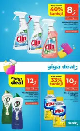 Dealz gazetka Strona 9: Mleczko do czyszczenia Cif Max Power €12,50, Płyn do czyszczenia pralki Bryza €10,00