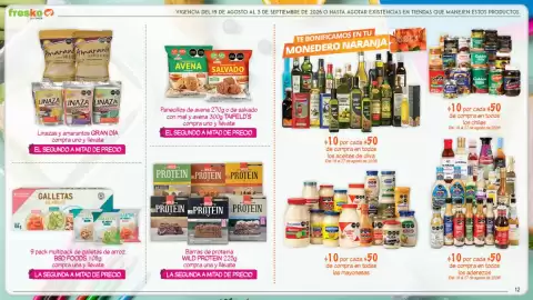 Folleto Fresko Página 12: Mayonesas €10,00, Chiles €10,00